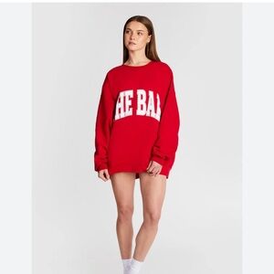 NWT The Bar Sweatshirt Red Large